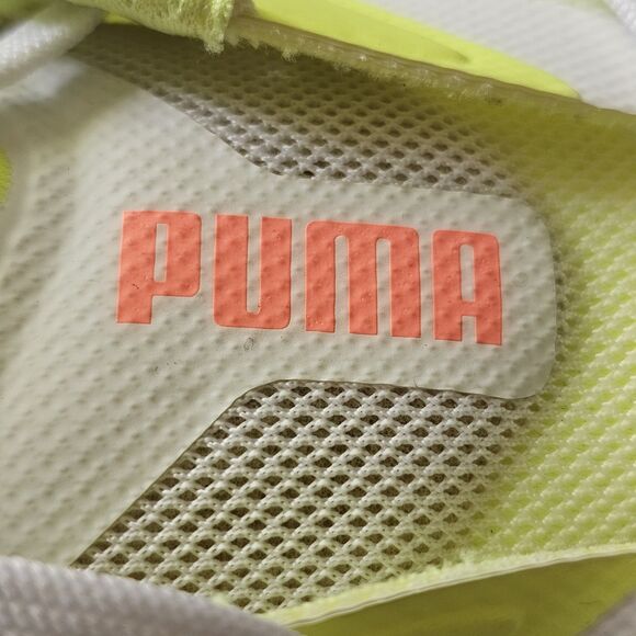 PUMA UltraRide Running Shoes White Fizzy Yellow Men\'s Size 12 main image 5